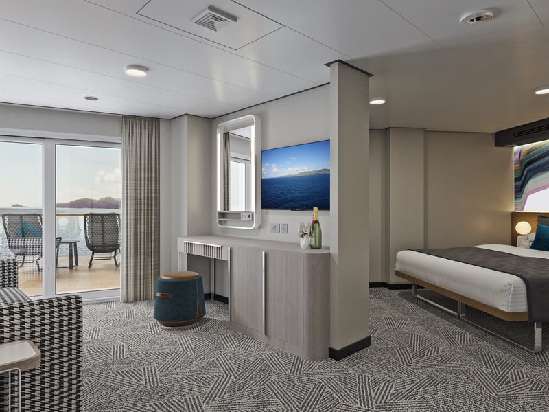 Aft-Facing Suite with Large Balcony